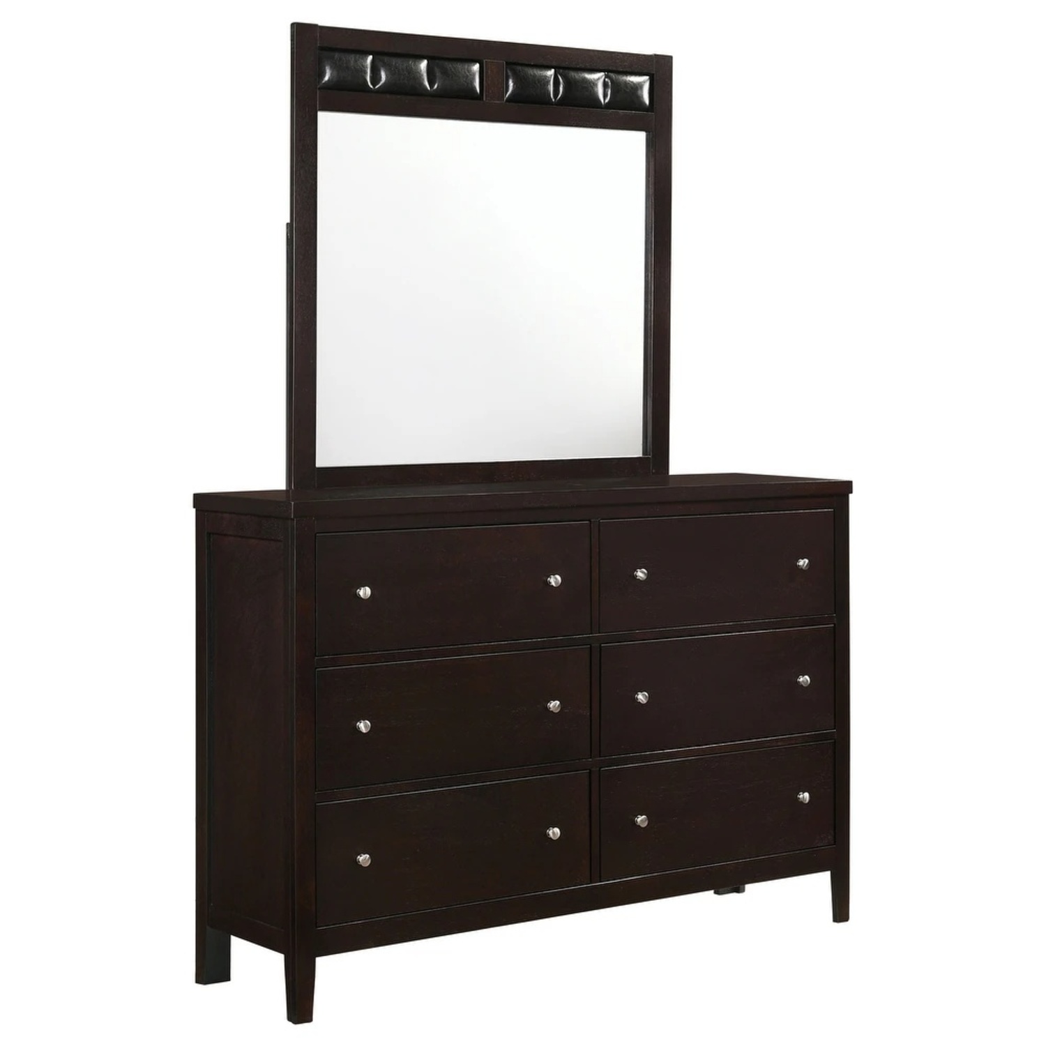 Carlton Contemporary Wood 6-drawer Dresser - image-5