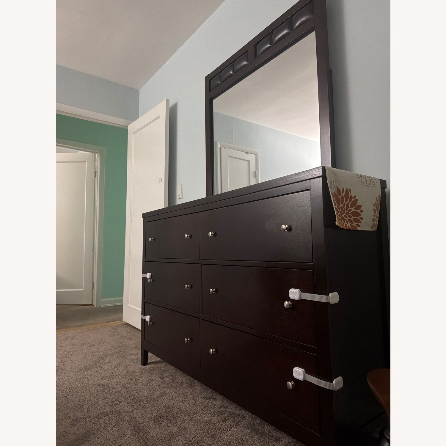 Carlton Contemporary Wood 6-drawer Dresser - image-2