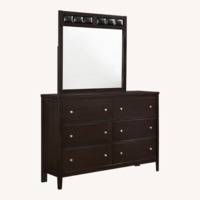 Carlton Contemporary Wood 6-drawer Dresser