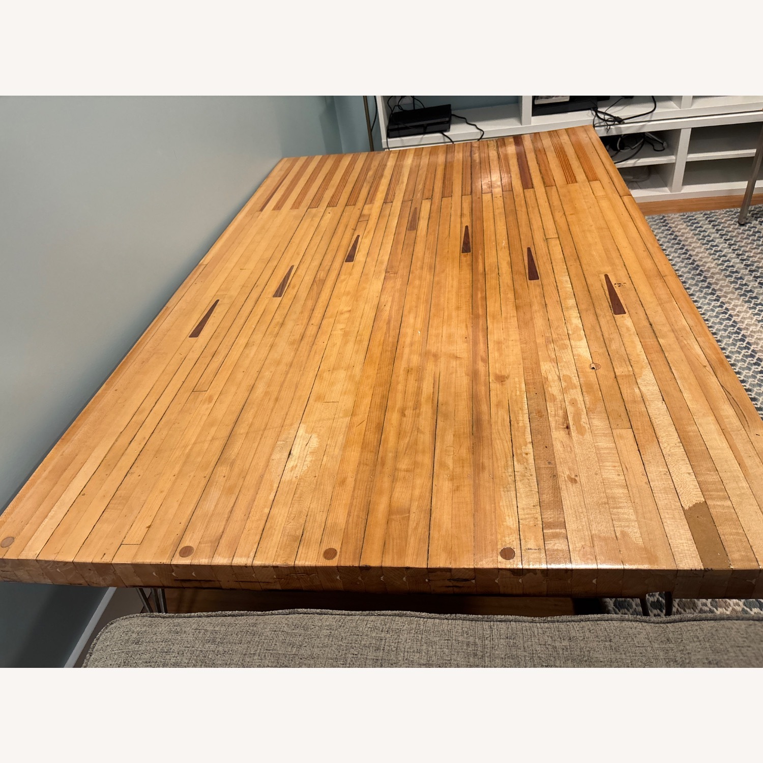 Custom Reclaimed Bowling Alley Table - image-9