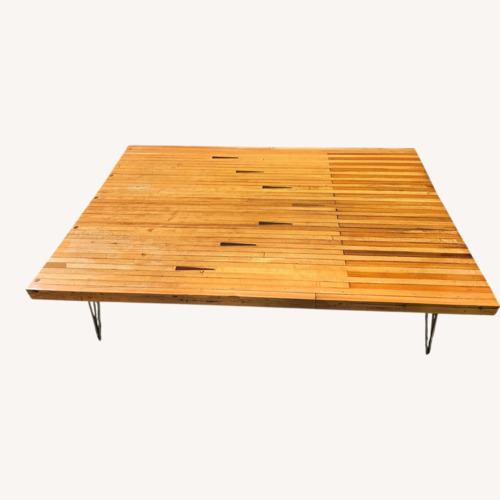 Used Custom Reclaimed Bowling Alley Table for sale on AptDeco