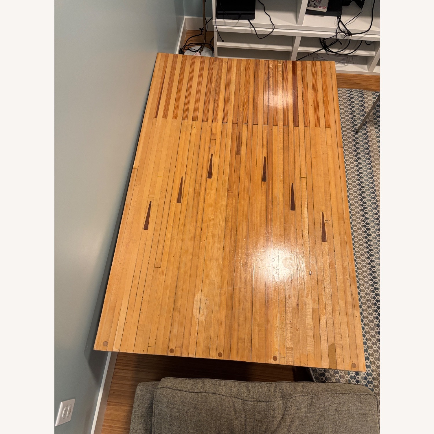 Custom Reclaimed Bowling Alley Table - image-3