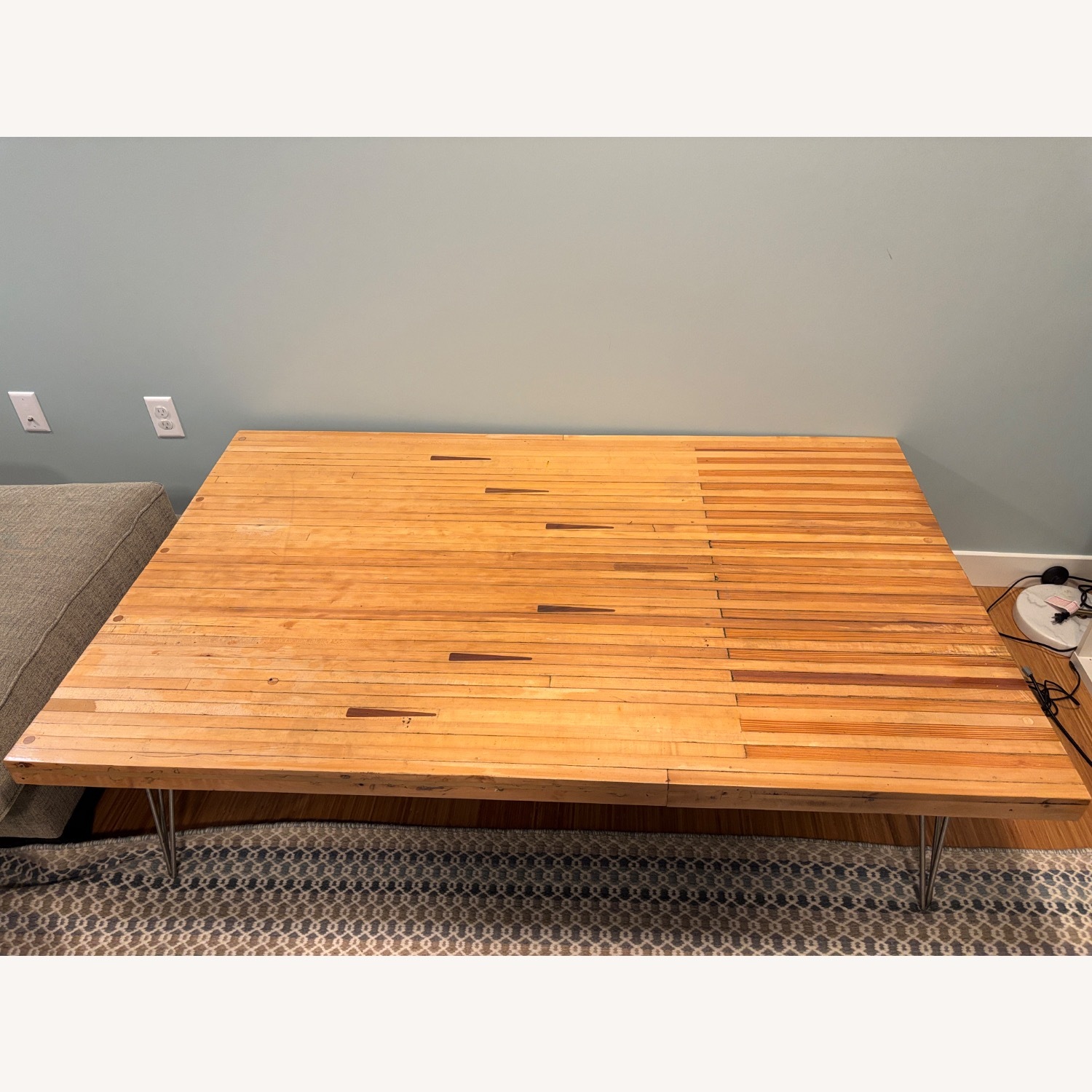 Custom Reclaimed Bowling Alley Table - image-1