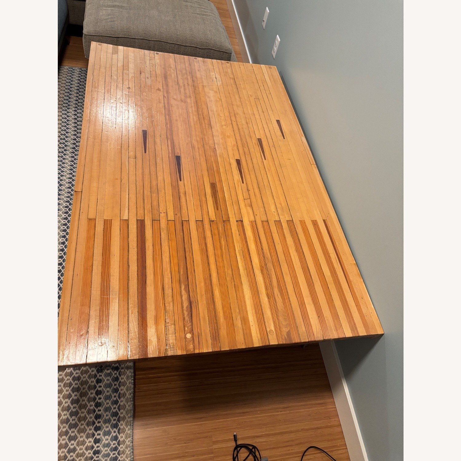 Custom Reclaimed Bowling Alley Table - image-7