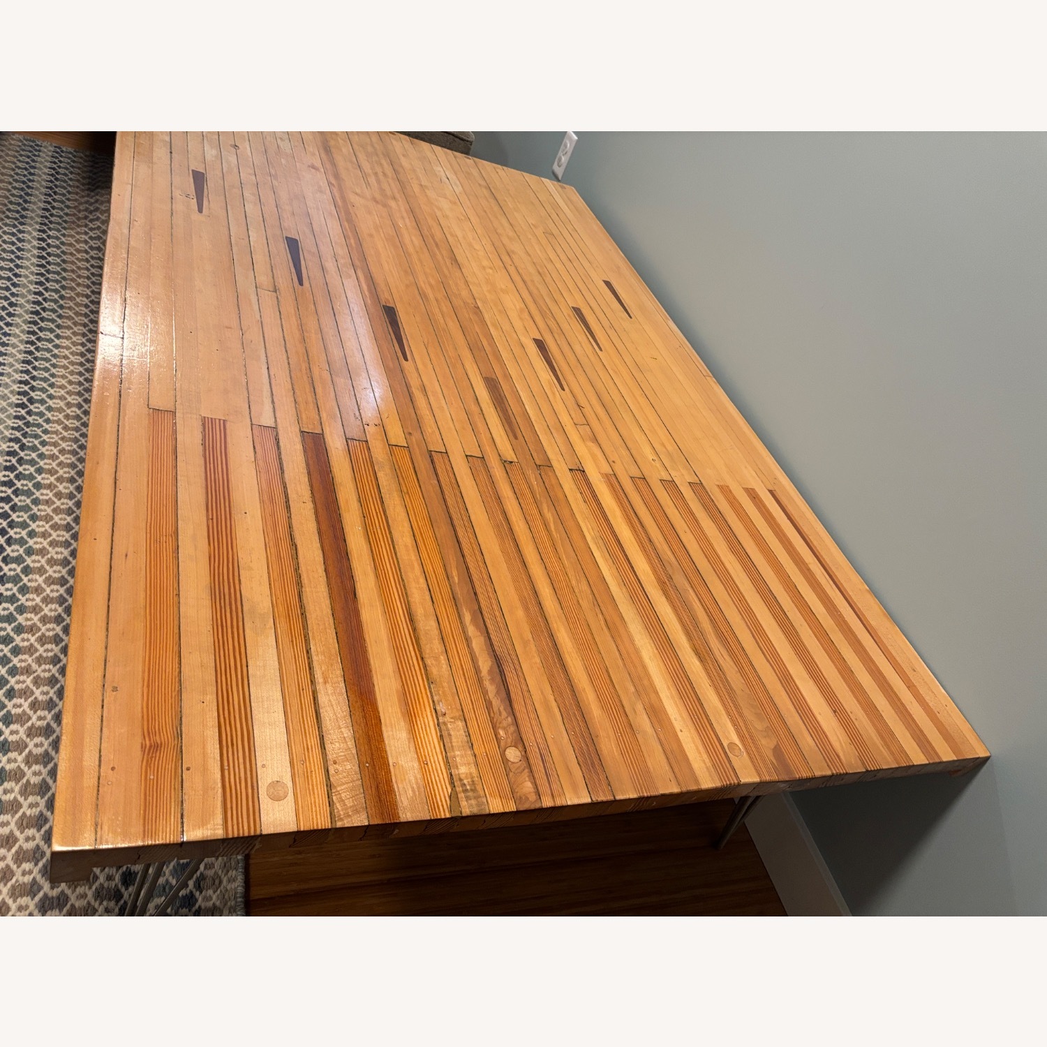 Custom Reclaimed Bowling Alley Table - image-5