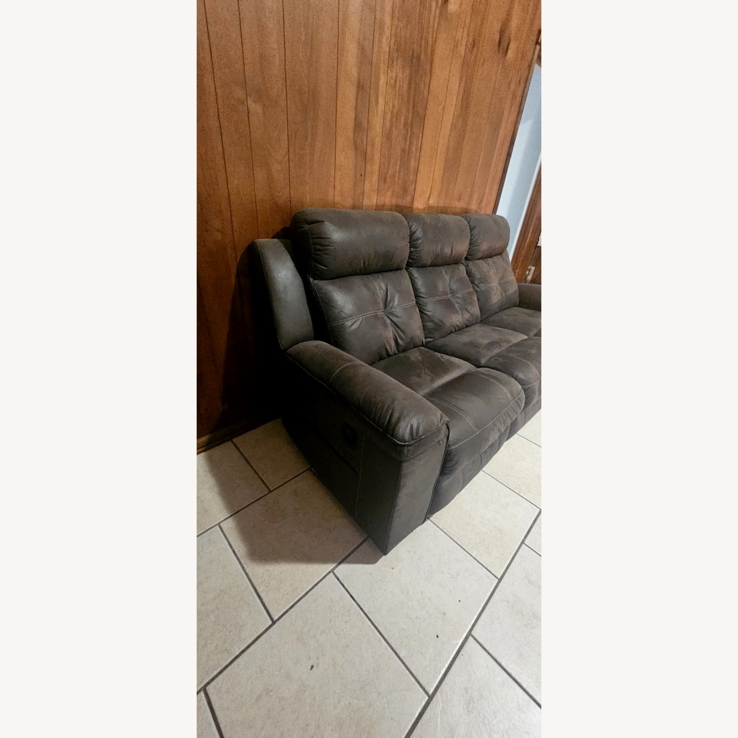 Signature Design Green Fabric 3+ Seater Sofa - image-3