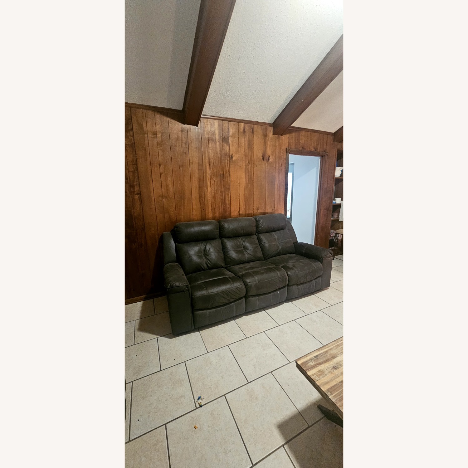 Signature Design Green Fabric 3+ Seater Sofa - image-1