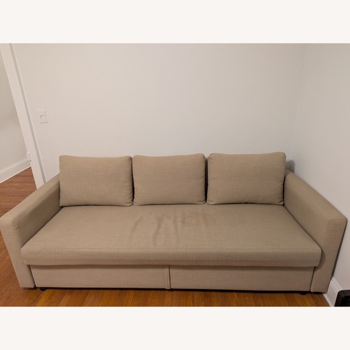Used IKEA FRIHETEN Natural Fabric Sleeper Sofa for sale on AptDeco