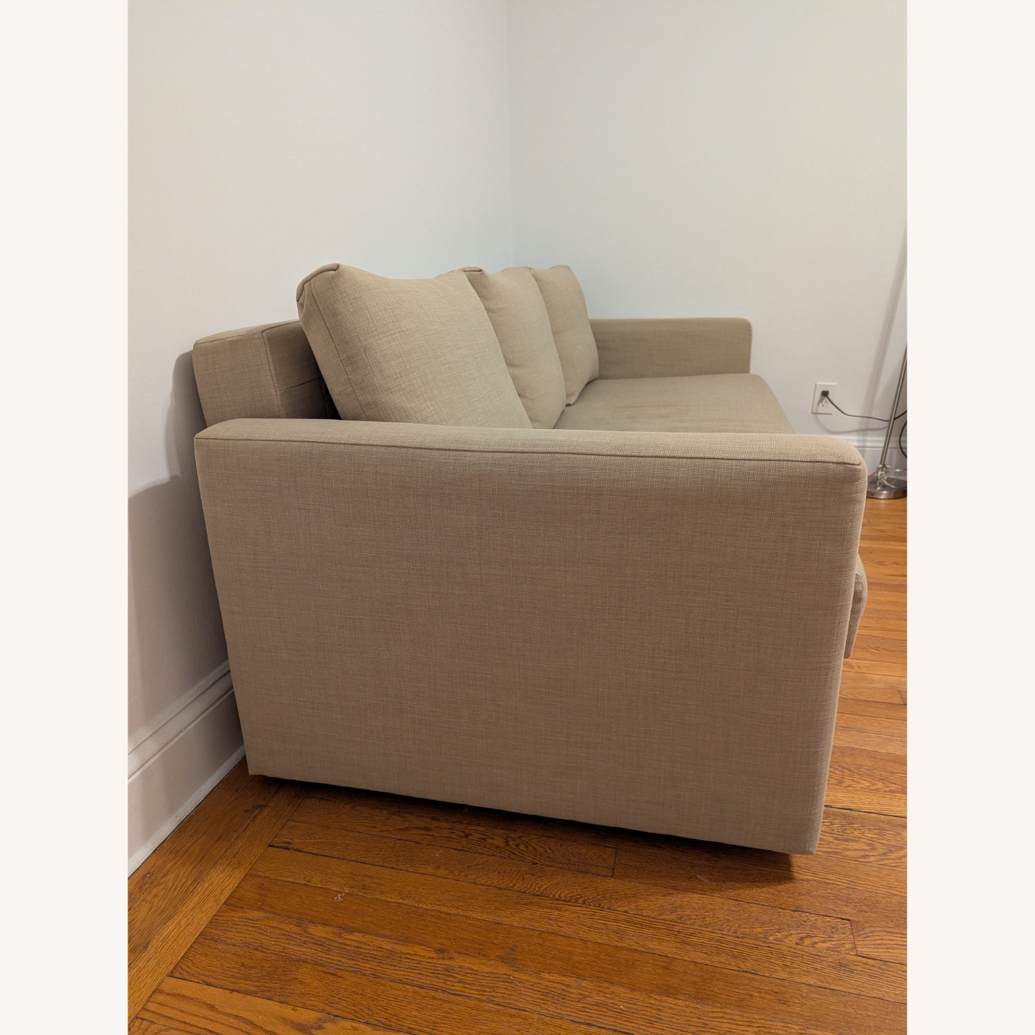 IKEA FRIHETEN Natural Fabric Sleeper Sofa - image-3