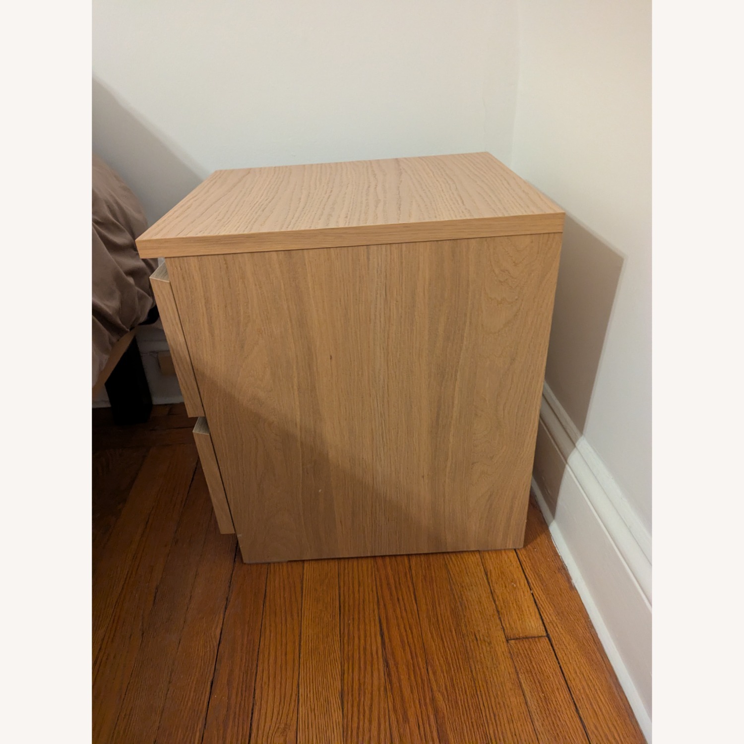 IKEA Storklinta Natural Wood Nightstands - image-5