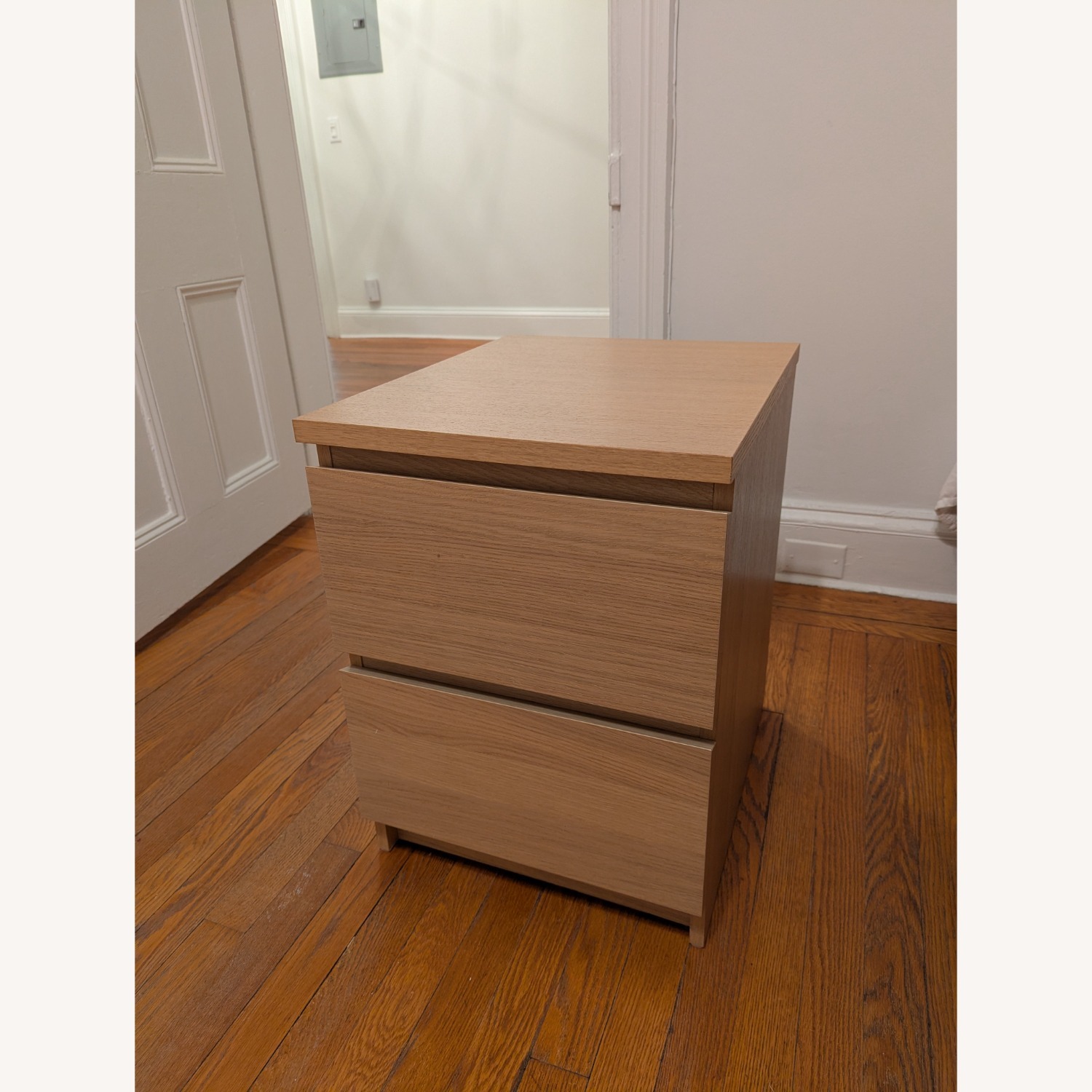 IKEA Storklinta Natural Wood Nightstands - image-1