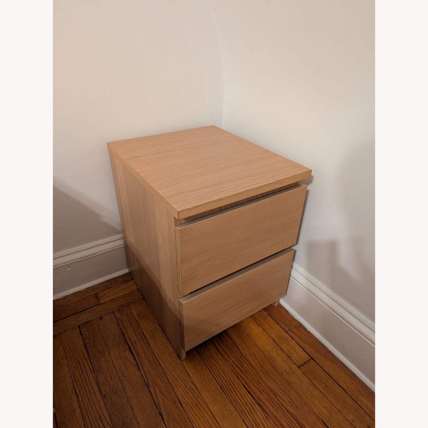 IKEA Storklinta Natural Wood Nightstands - image-2