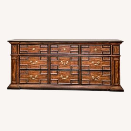 Used Marge Carson Dark Brown Wood Dresser for sale on AptDeco