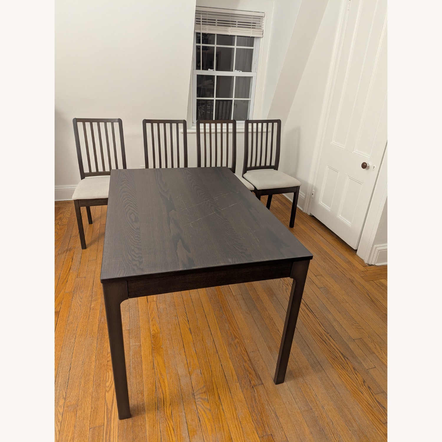 IKEA Dark Brown Wood Dining Table - image-1
