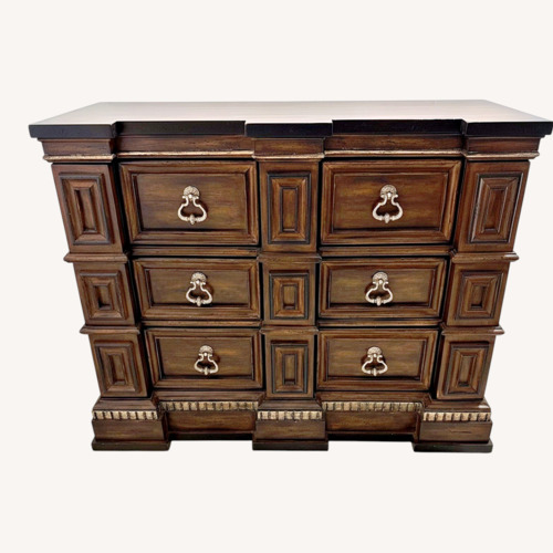 Used Marge Carson Dark Brown Wood Nightstands for sale on AptDeco