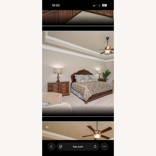 Used Marge Carson Dark Brown Wood Nightstands for sale on AptDeco