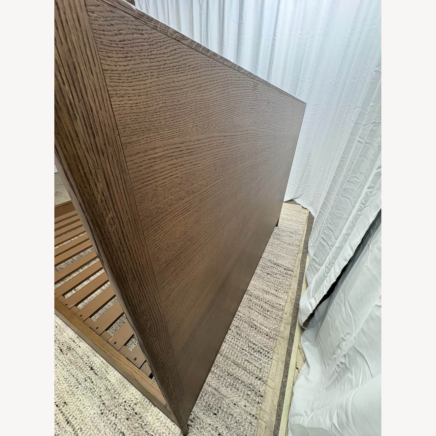 Restoration Hardware Padua Panel Bed – King Brown Oak Finish - image-18