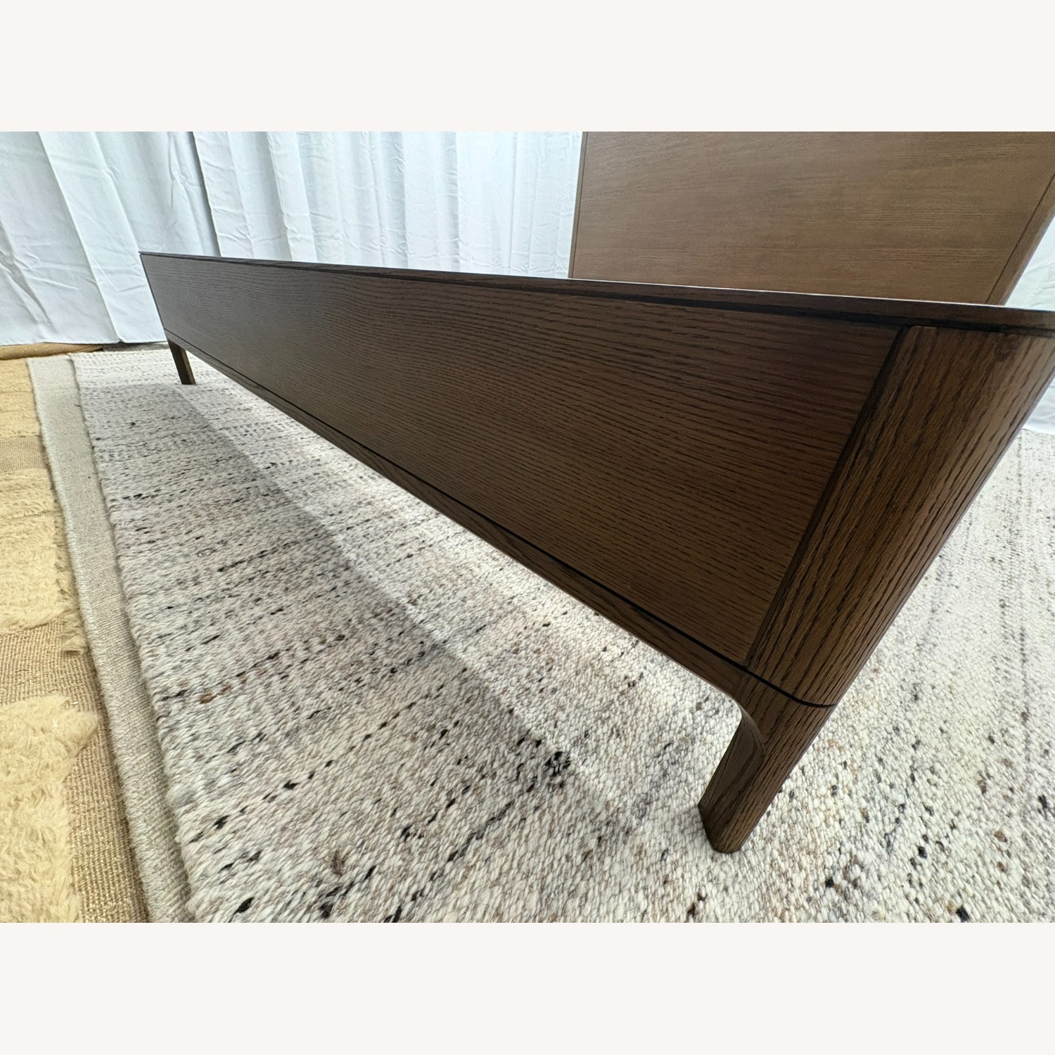 Restoration Hardware Padua Panel Bed – King Brown Oak Finish - image-22