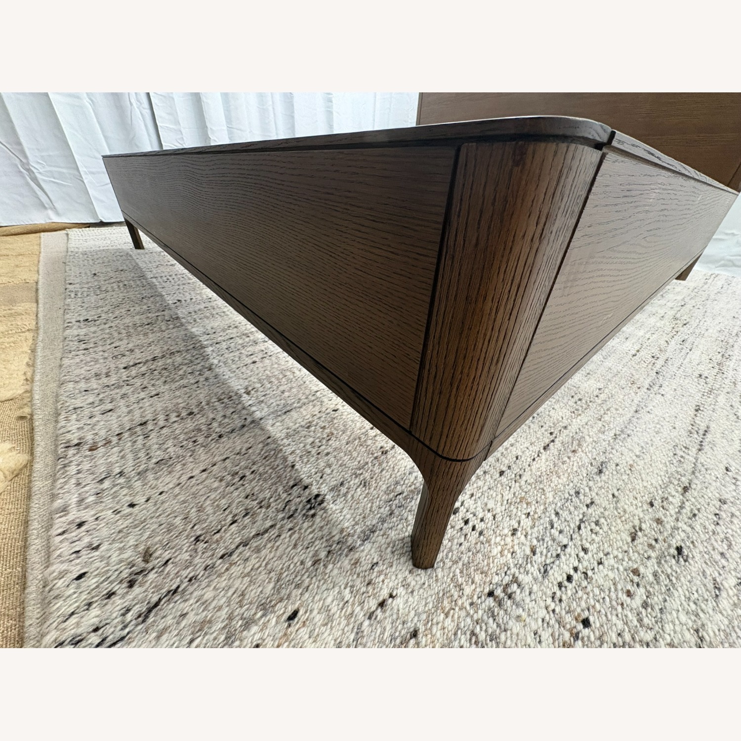 Restoration Hardware Padua Panel Bed – King Brown Oak Finish - image-23