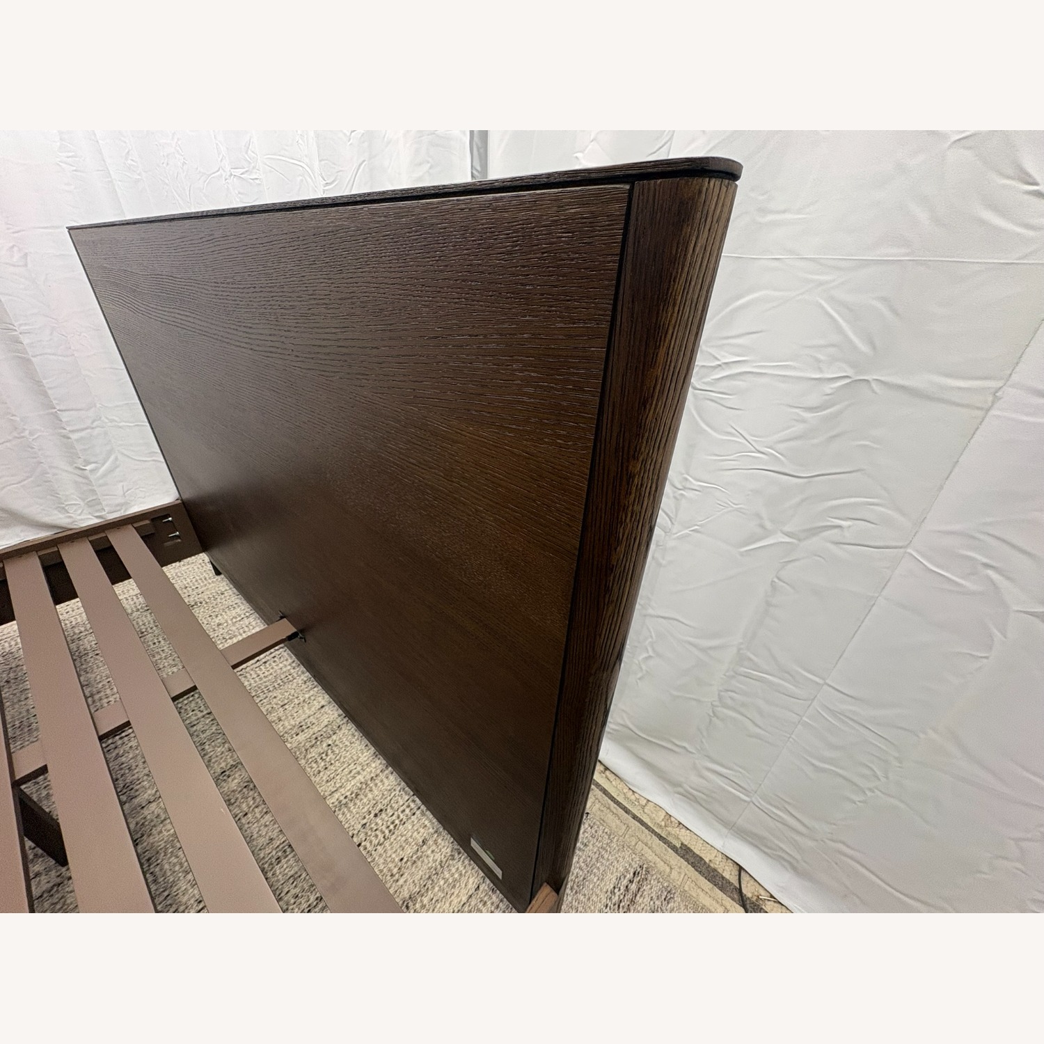 Restoration Hardware Padua Panel Bed – King Brown Oak Finish - image-19