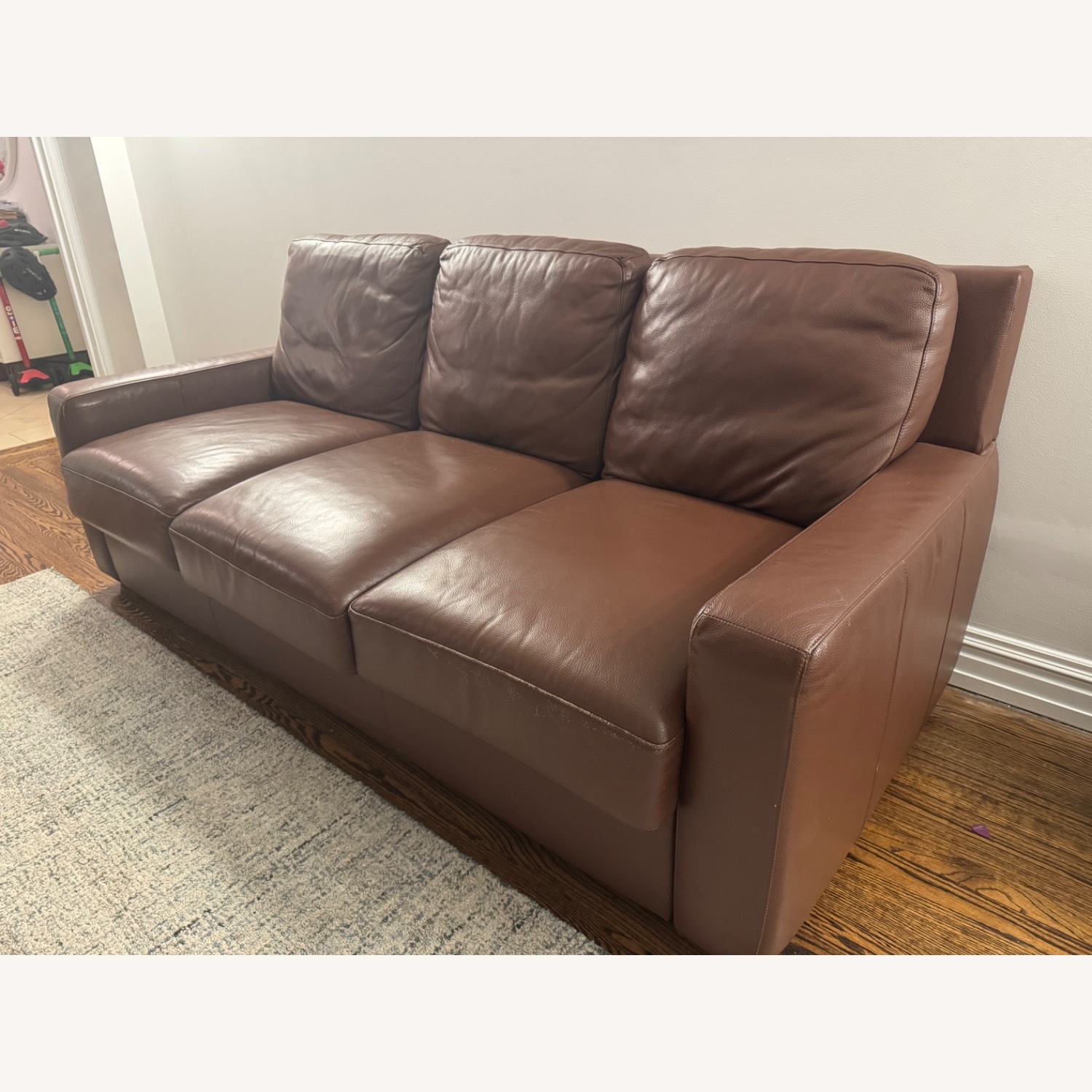 American Leather Lyons Queen Memory Foam Sleeper Sofa - image-10