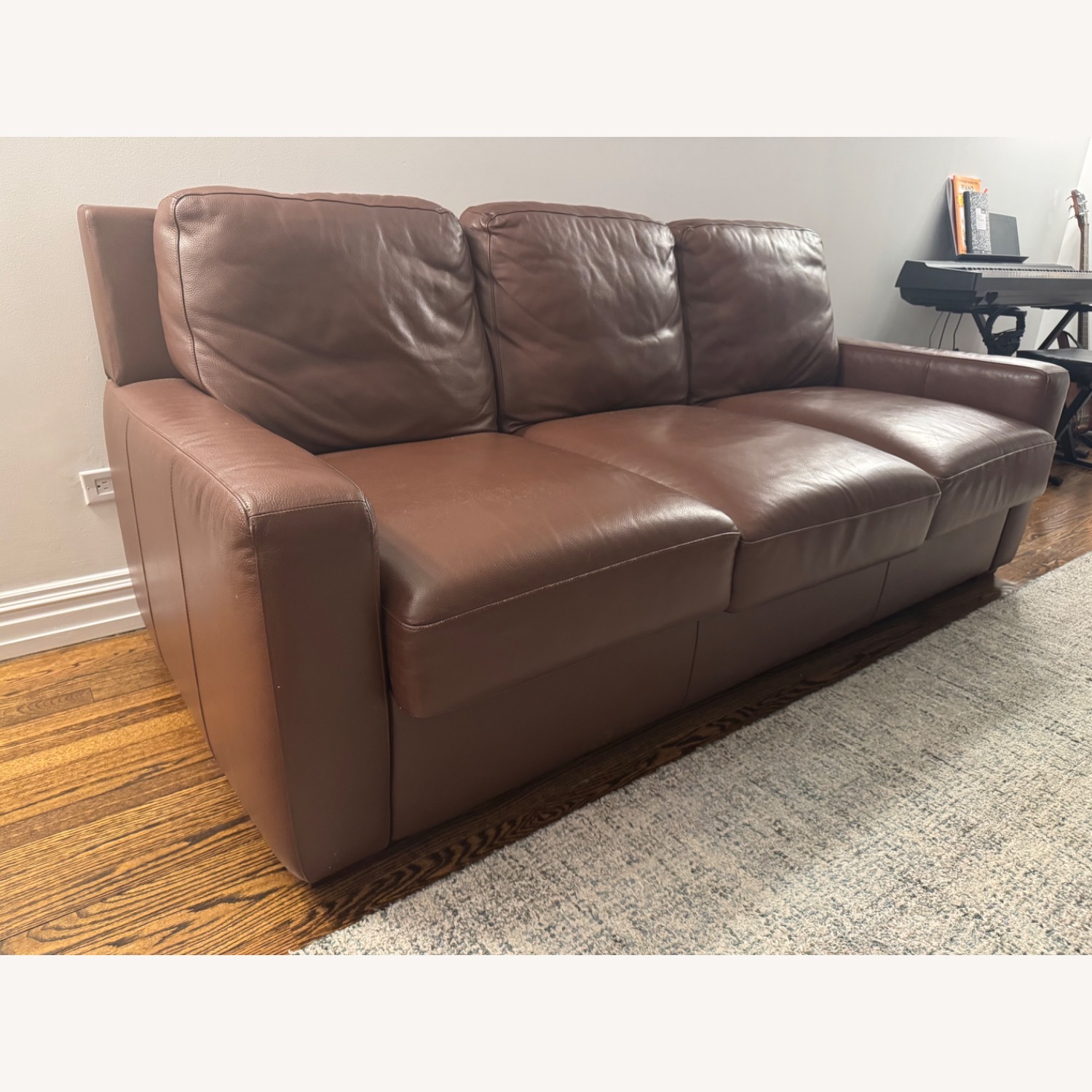 American Leather Lyons Queen Memory Foam Sleeper Sofa - image-3