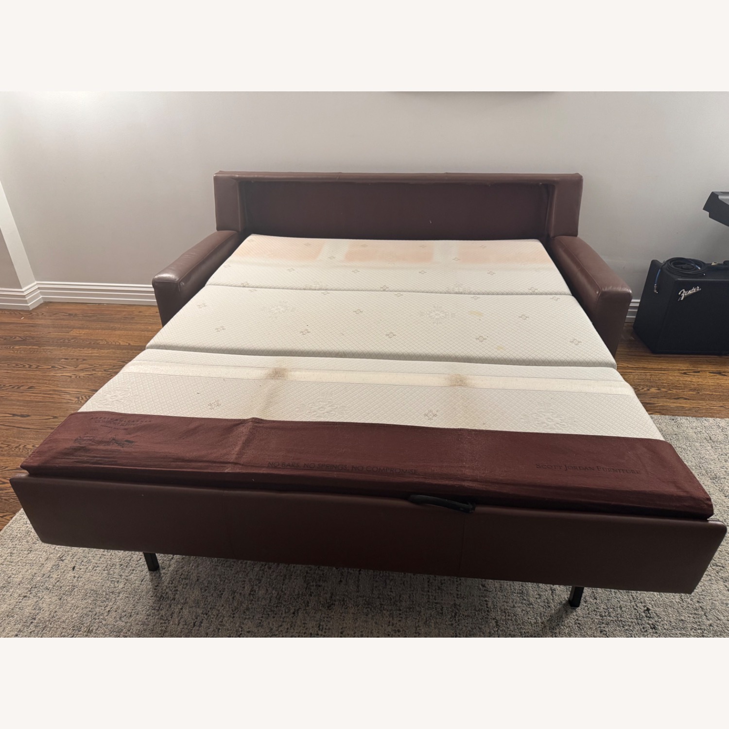 American Leather Lyons Queen Memory Foam Sleeper Sofa - image-5