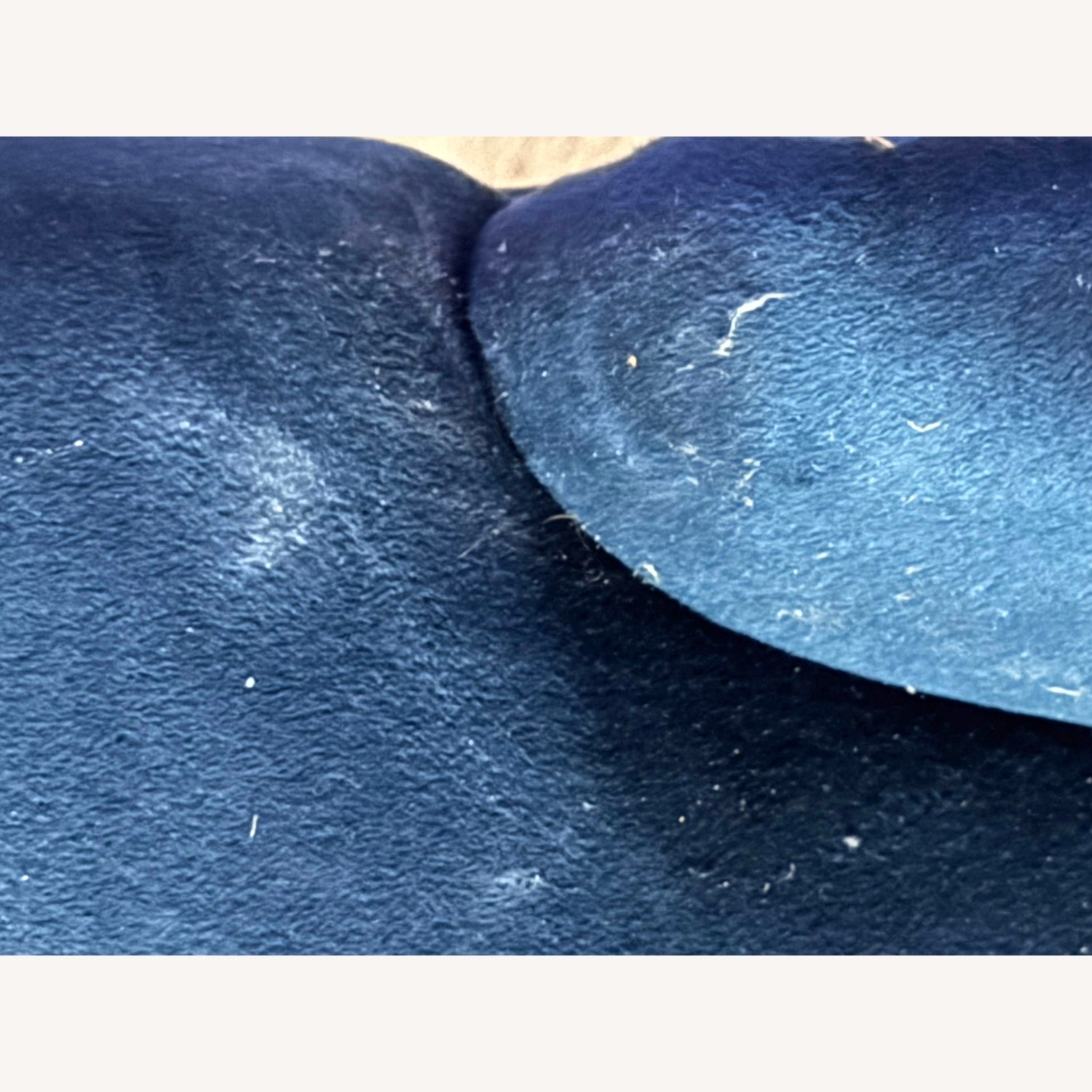 Blue and White Fabric Barstools - Set of 3 - image-16