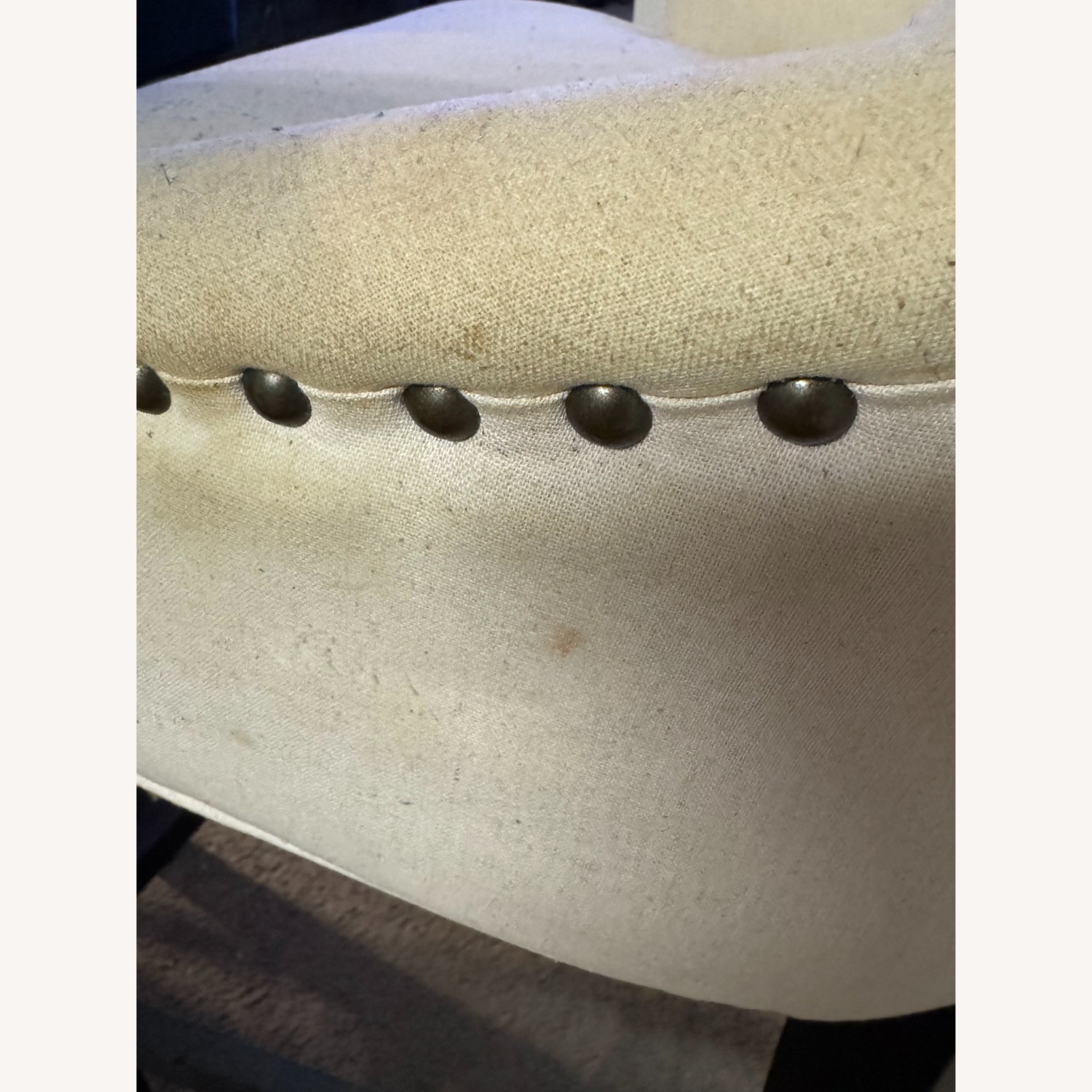 Blue and White Fabric Barstools - Set of 3 - image-19