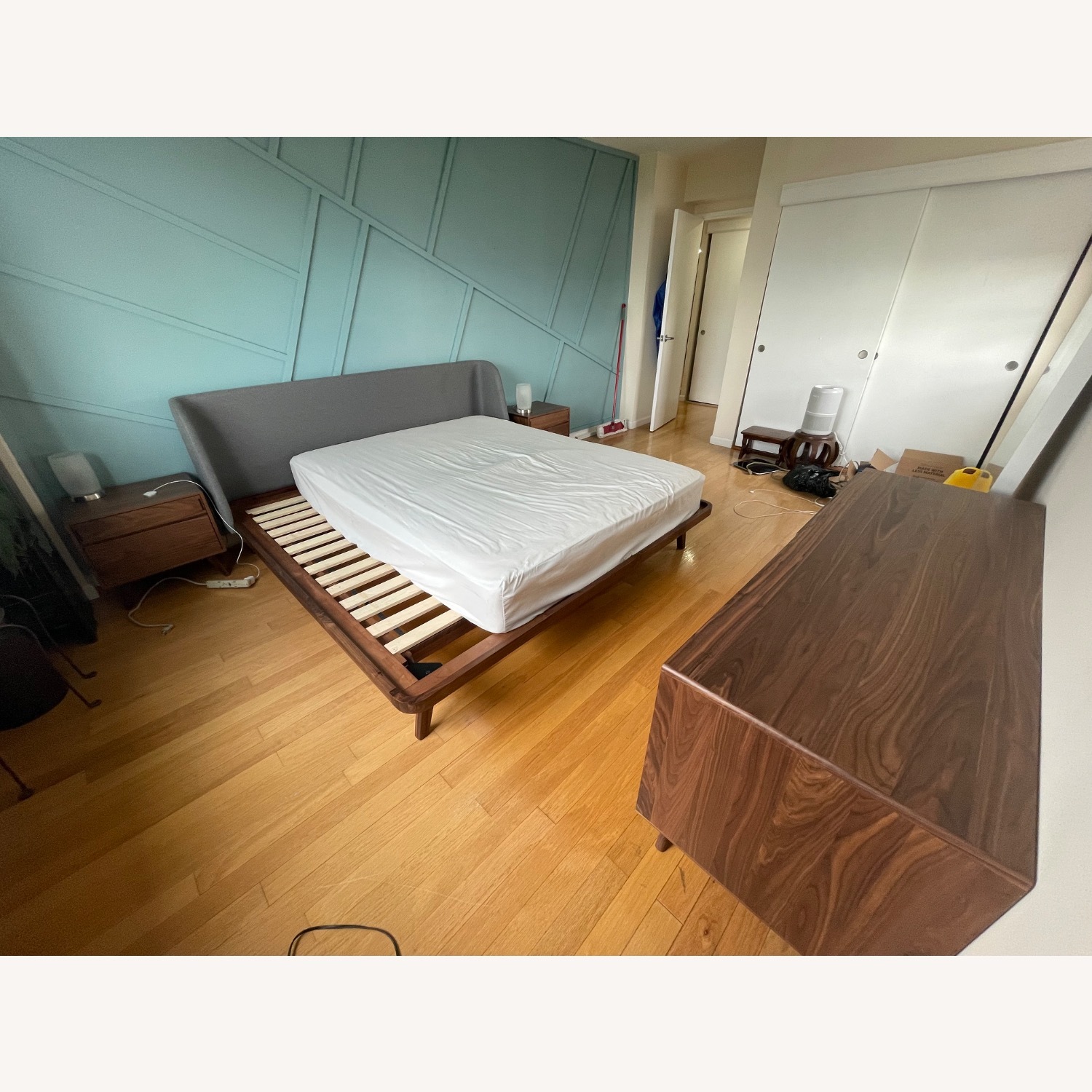 Modloft Modern Furniture Haru Walnut King Bed - image-4
