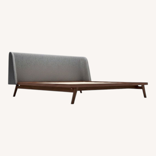 Used Modloft Modern Furniture Haru Walnut King Bed for sale on AptDeco