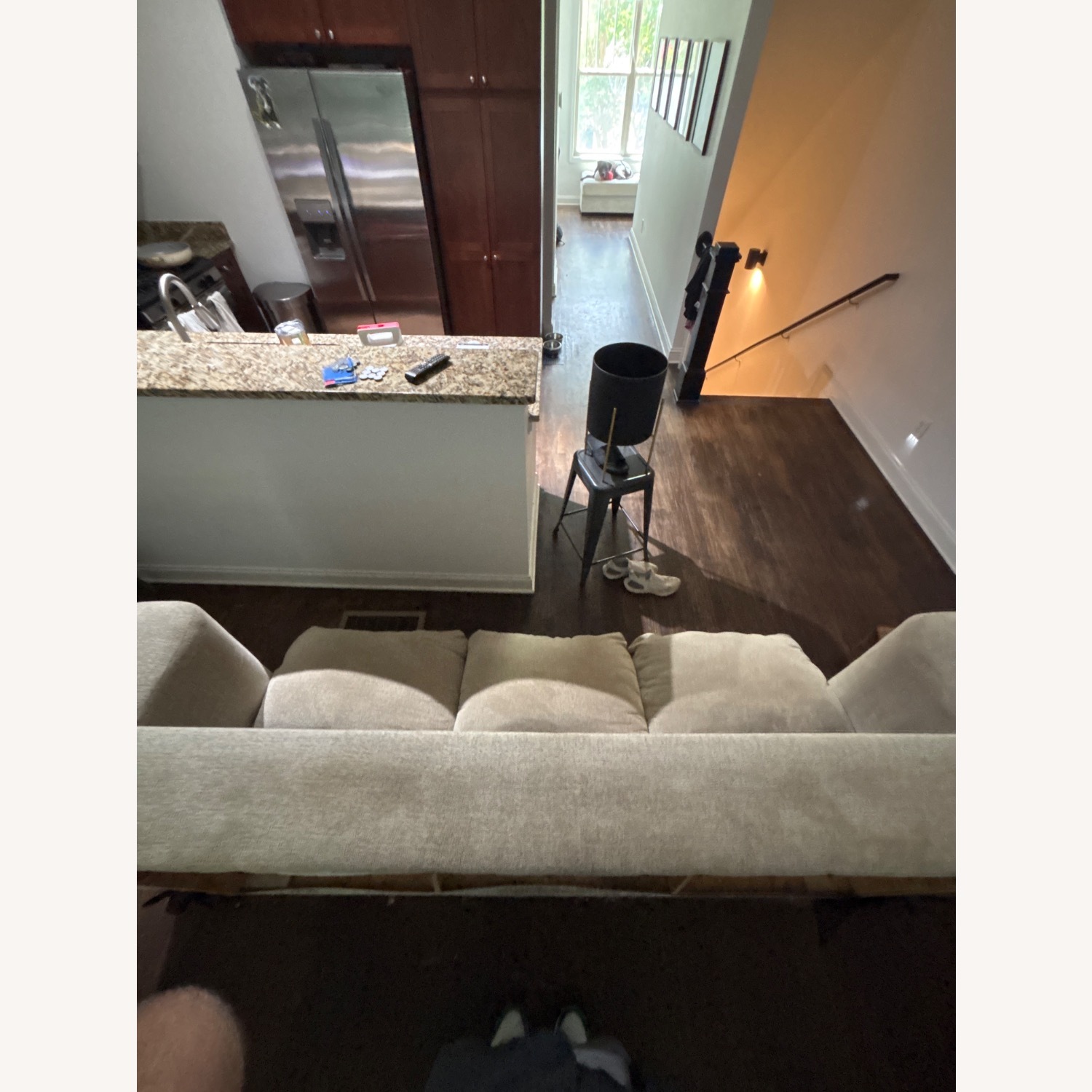 Ashley Furniture Soletren Grey Couch - image-2