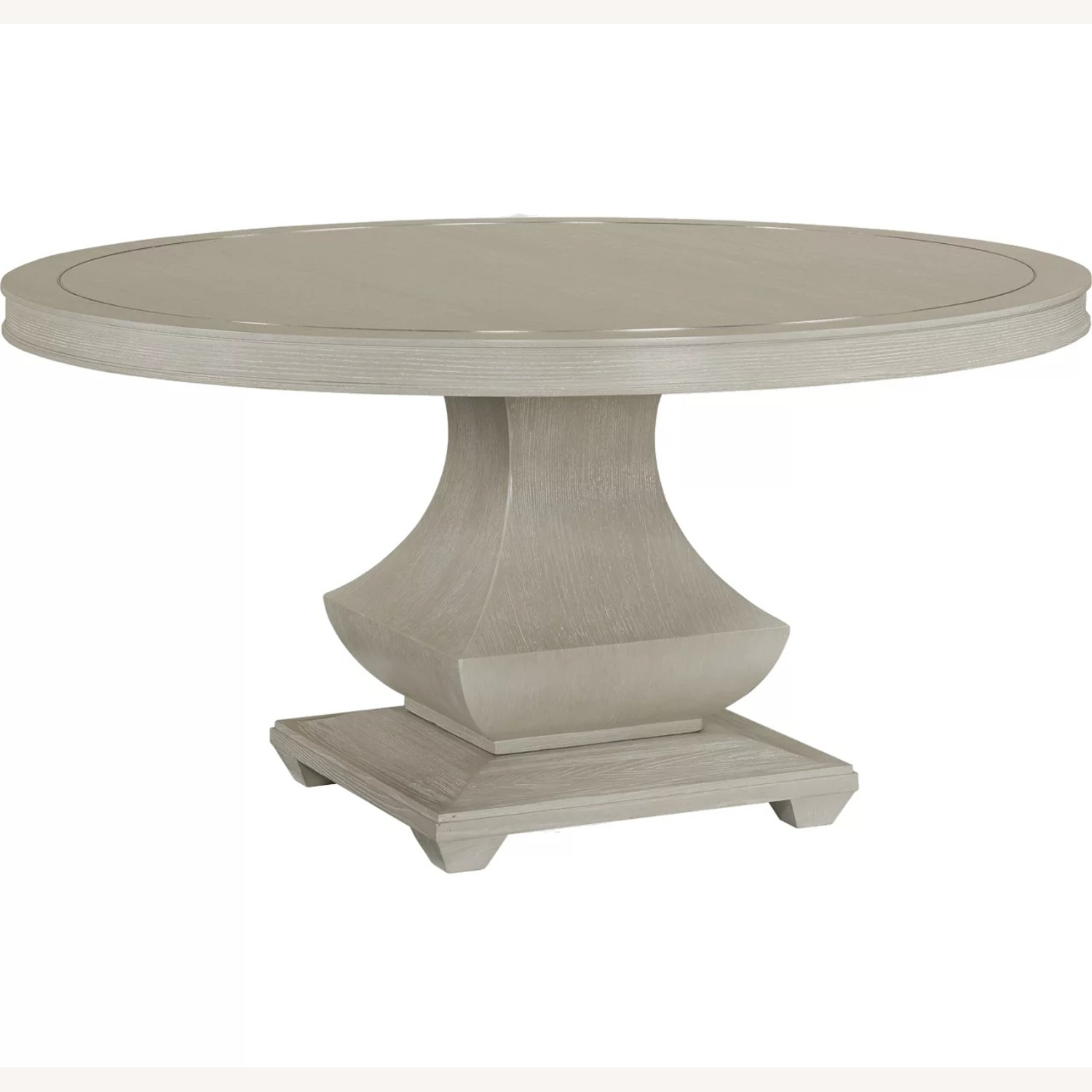 Havertys Hyde Park Light Gray Wood Dining Table - image-5