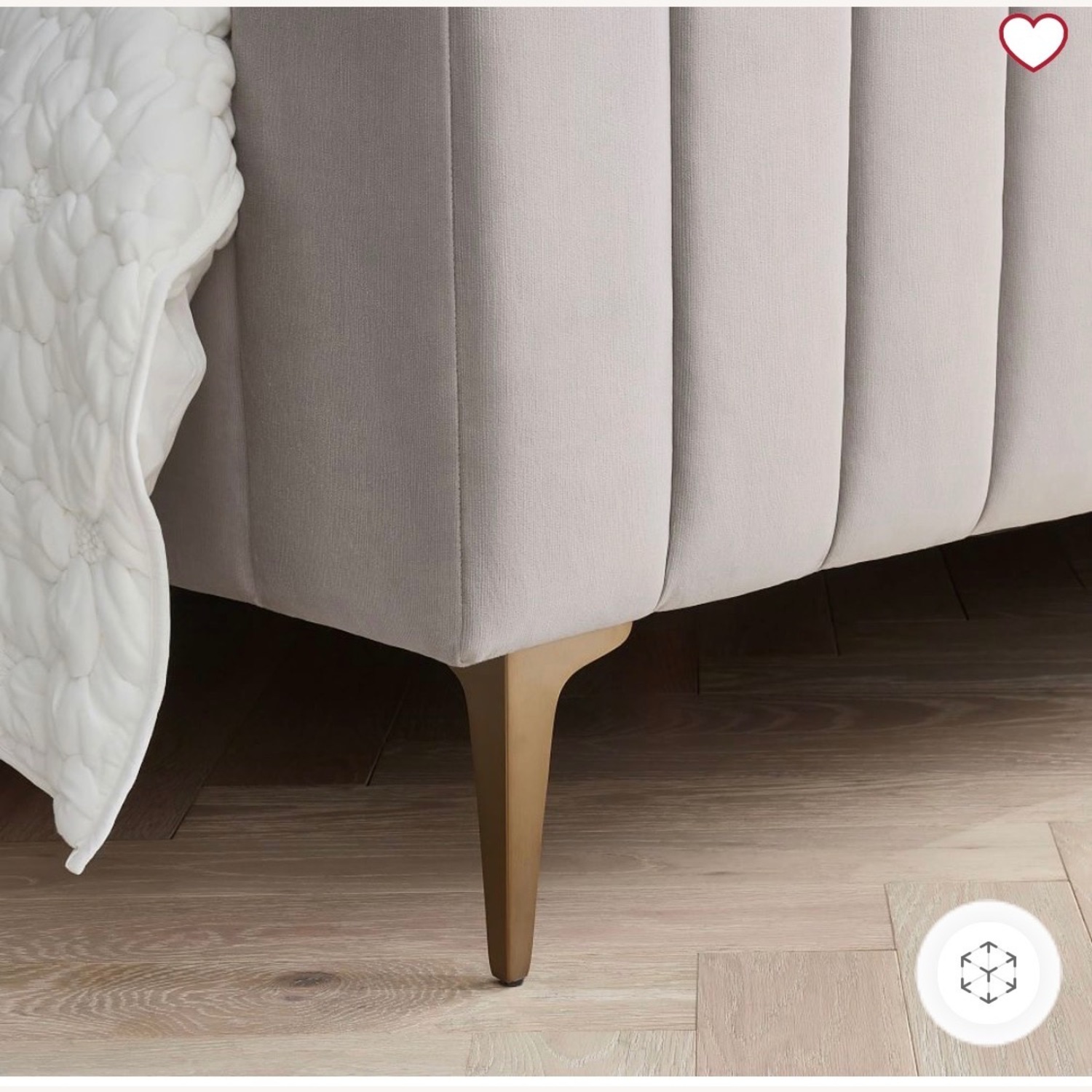 Pottery Barn Teen Avalon Channel Stitch Upholstered Daybed - image-3