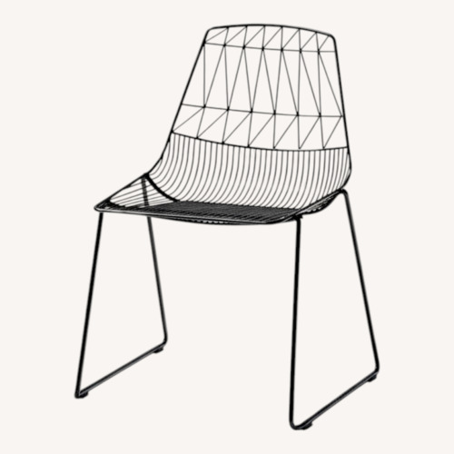 Used Black Metal Dining Chairs for sale on AptDeco