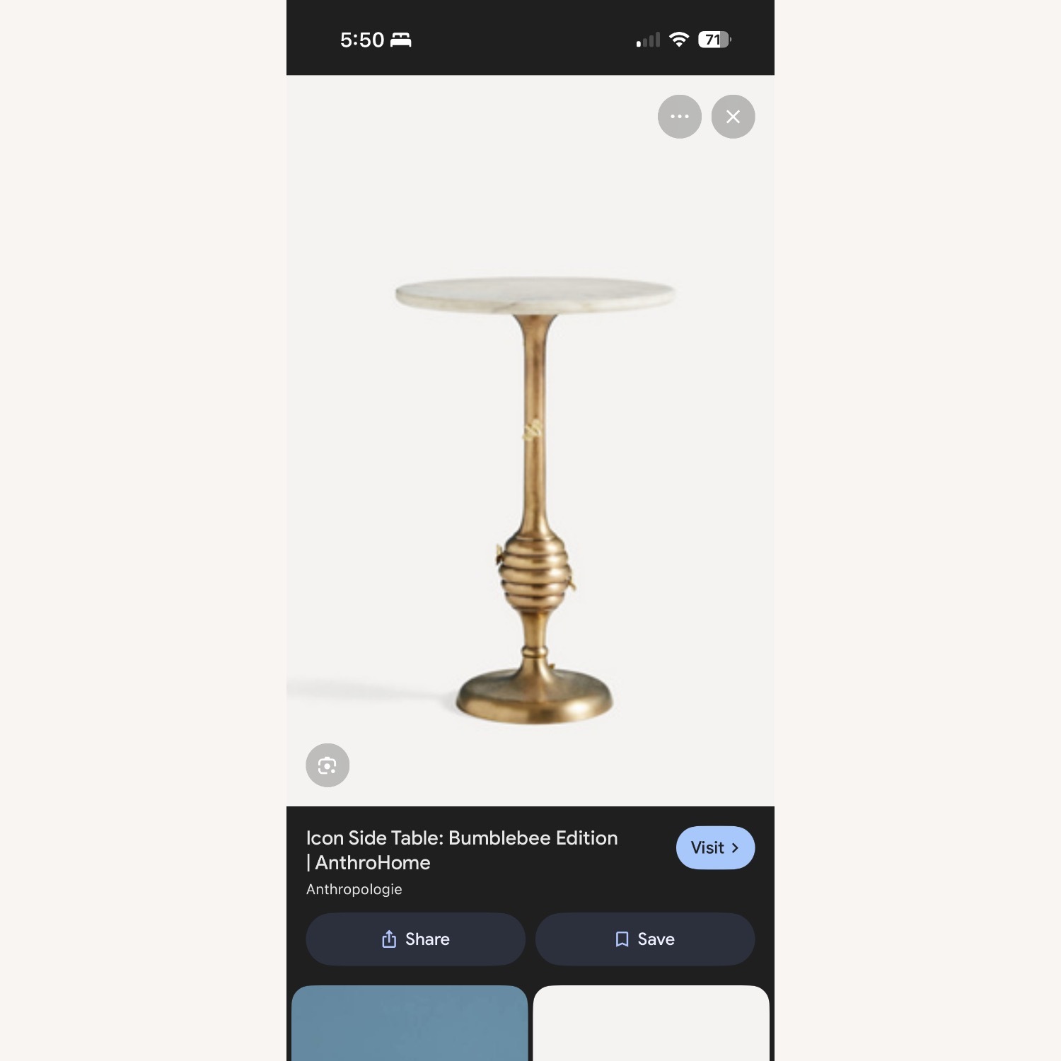 Anthropologie Bumblebee Icon Side Table - image-3