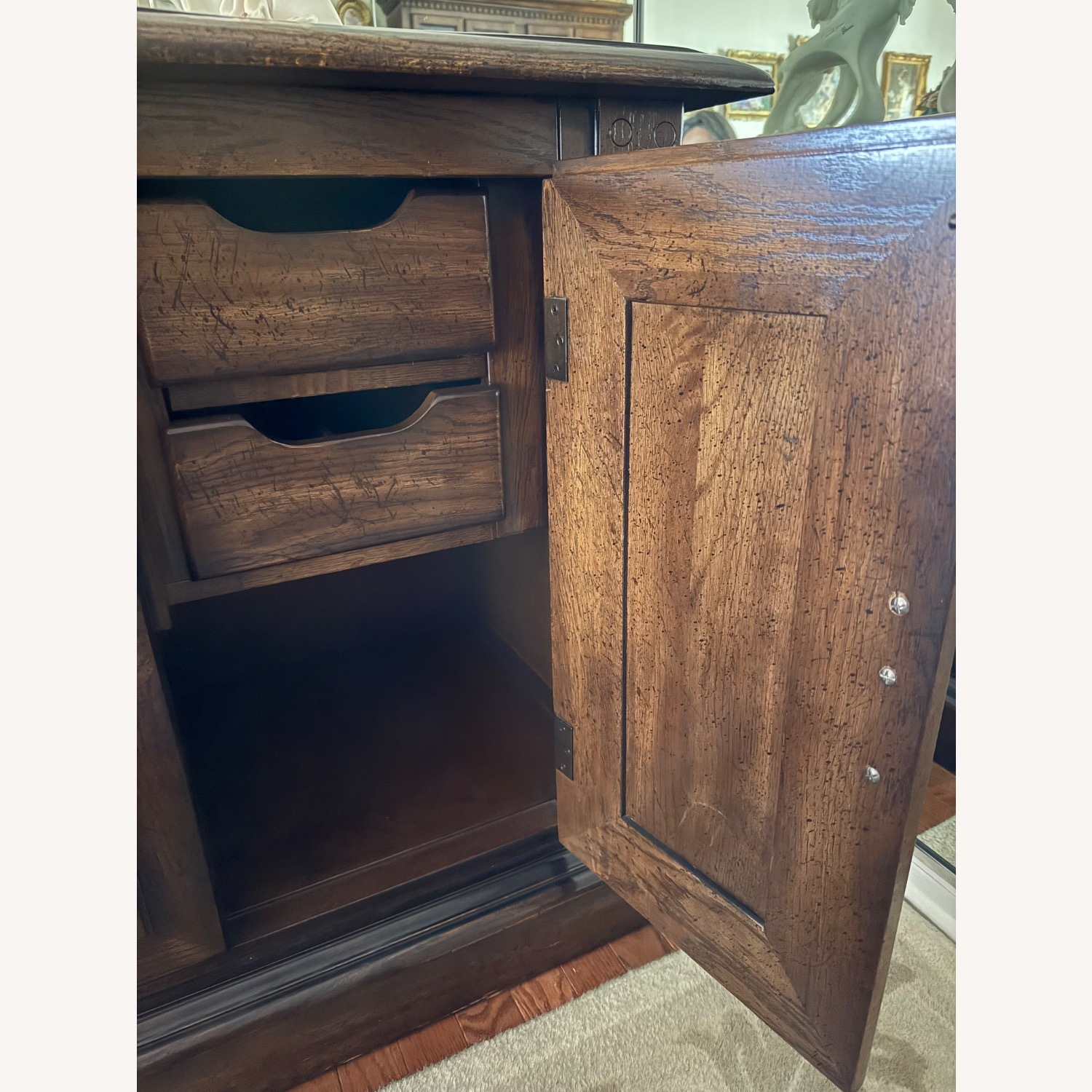 Solid Wood Credenza - image-6