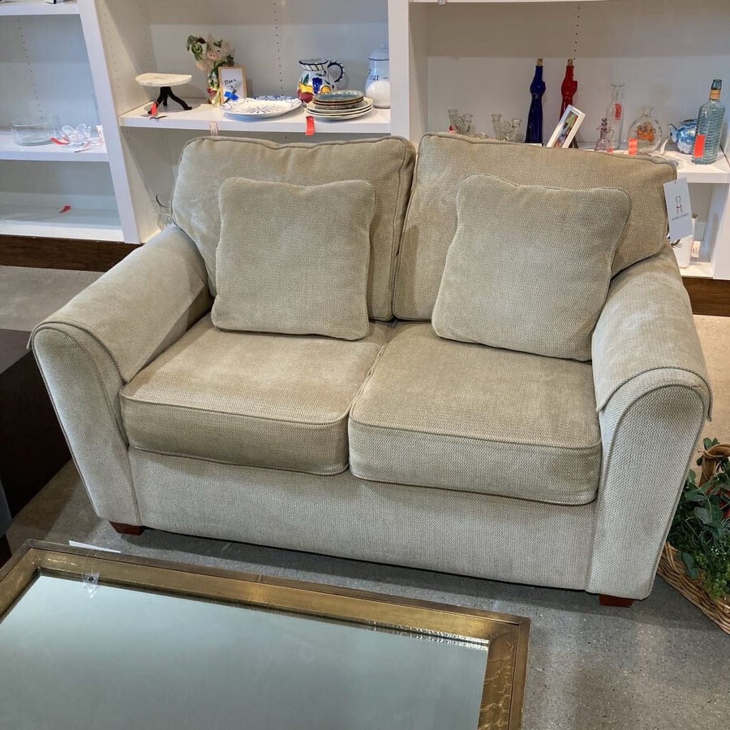 La-Z-Boy Upholstered Light Brown 2-Seat Loveseat - image-3