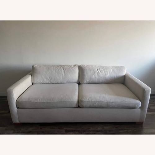 Used Interior Define Natural Linen 3+ Seater Sofa for sale on AptDeco