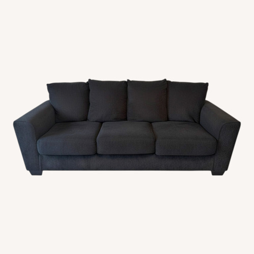 Used Raymour & Flanigan 3 Seat Sofa - Ash Black  for sale on AptDeco