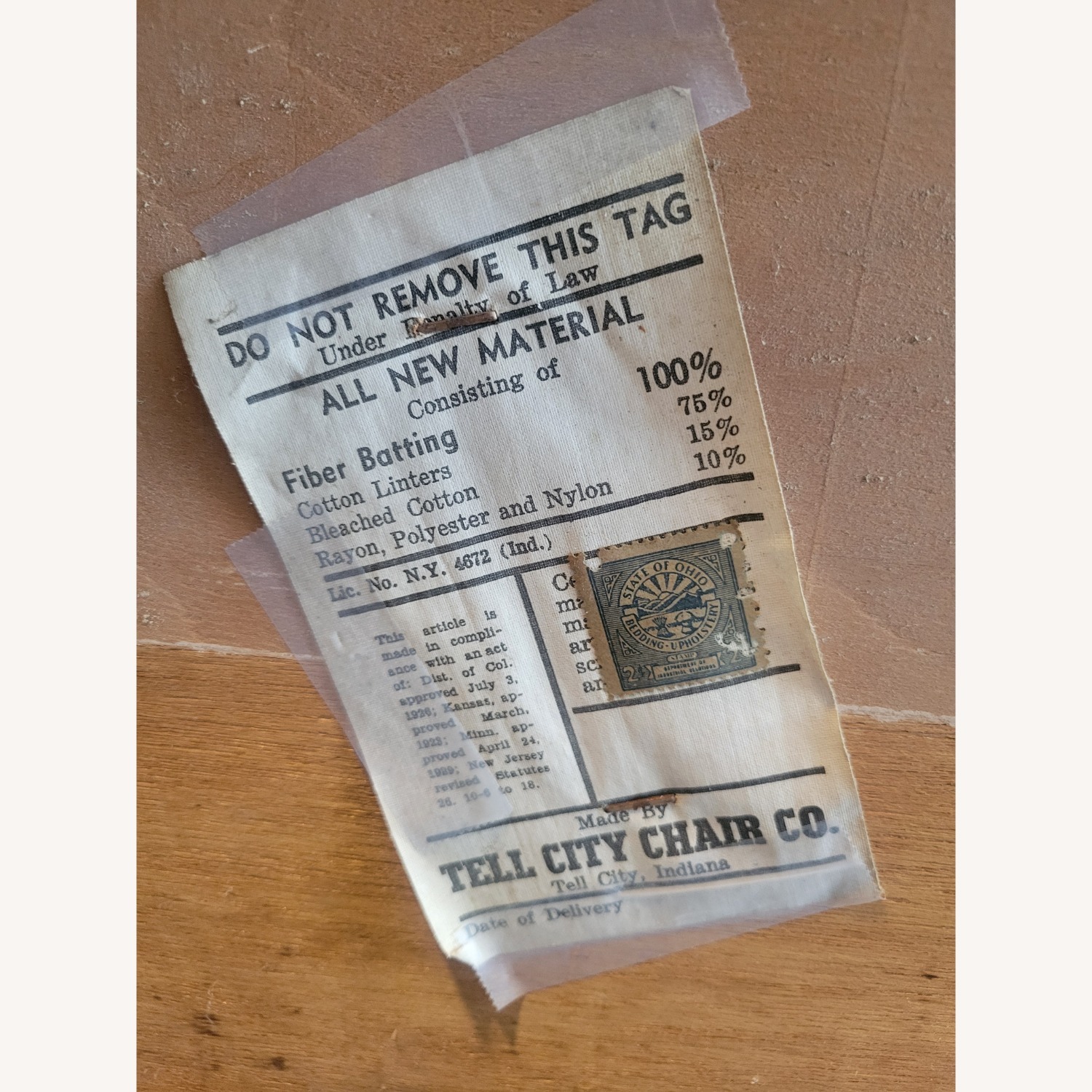 Tell City Co. Company Vintage Desk Chair - image-4