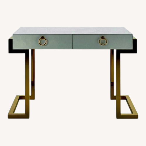 Used Pemberly White Desk for sale on AptDeco