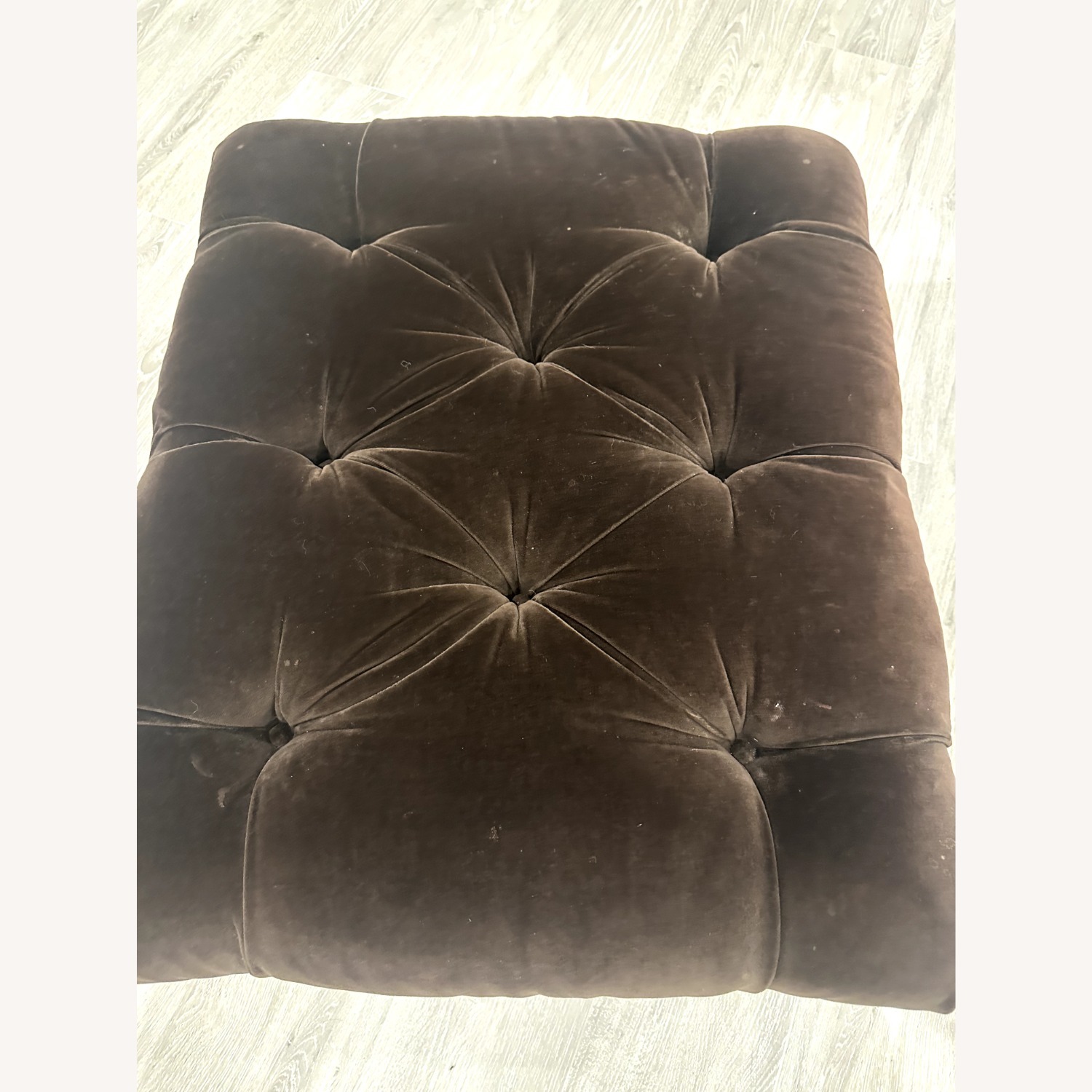 Ralph Lauren Dark Brown Velvet Armchair - image-6