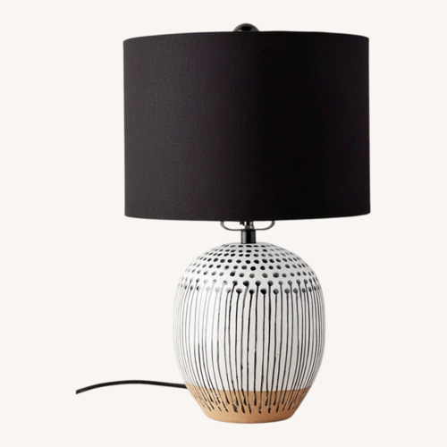 Used Anthropologie Uteki Painted Table Lamp for sale on AptDeco