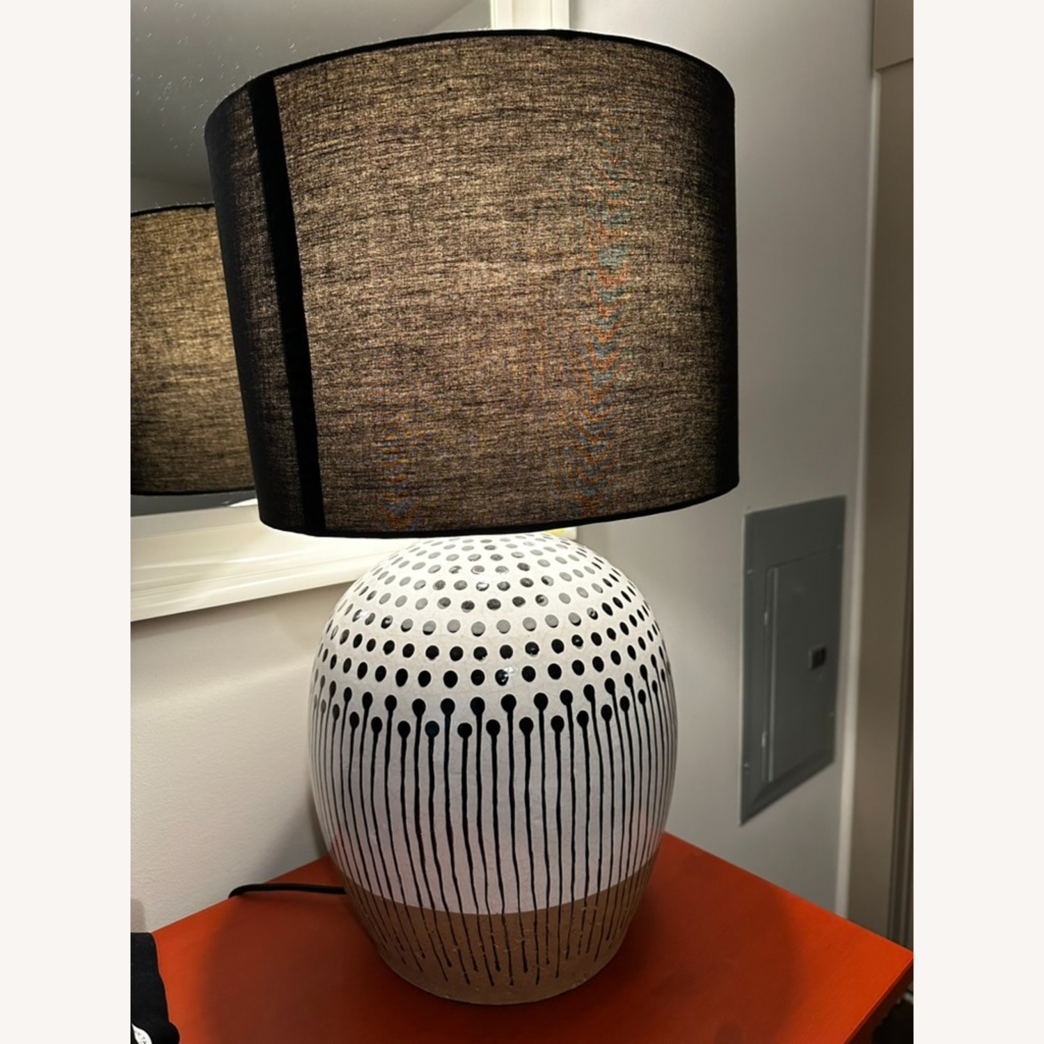 Anthropologie Uteki Painted Table Lamp - image-2