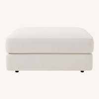 West Elm Urban Dusty Blush Ottoman