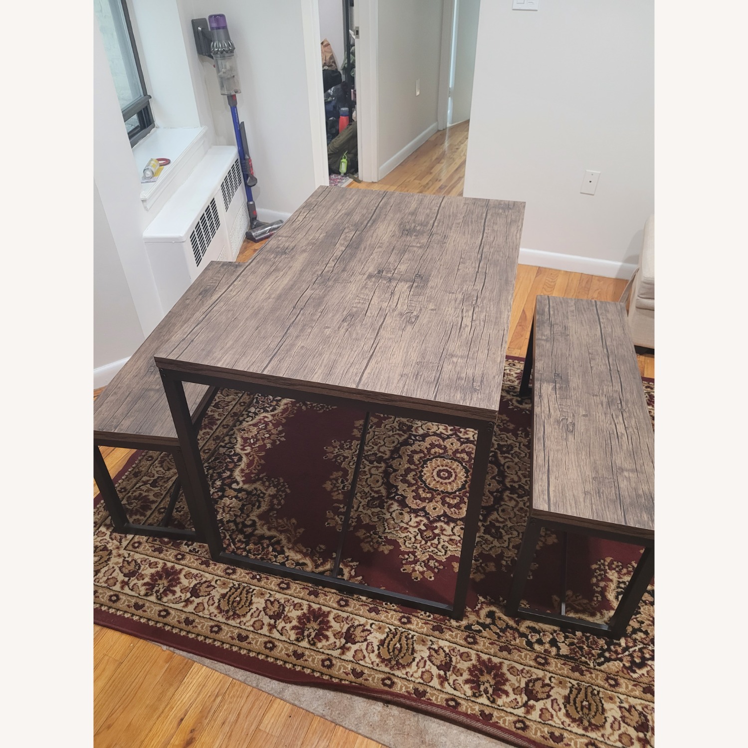 3-Piece Industrial Dining Set - image-3