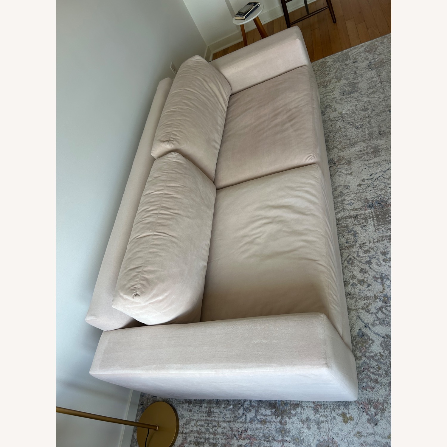 West Elm Urban Dusty Blush Sofa - image-5