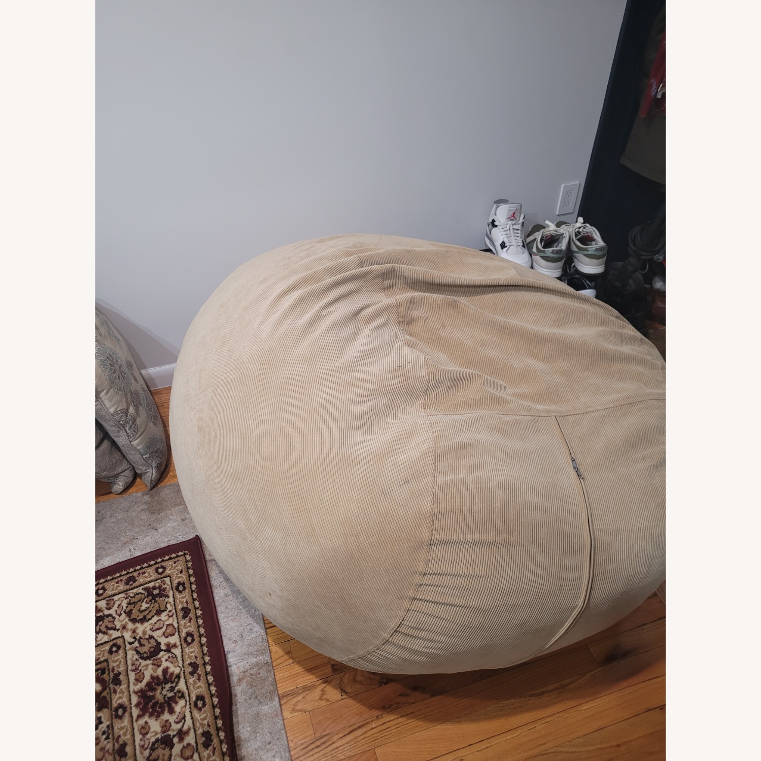 CordaRoy's Queen Convertible Bean Bag Khaki - image-2