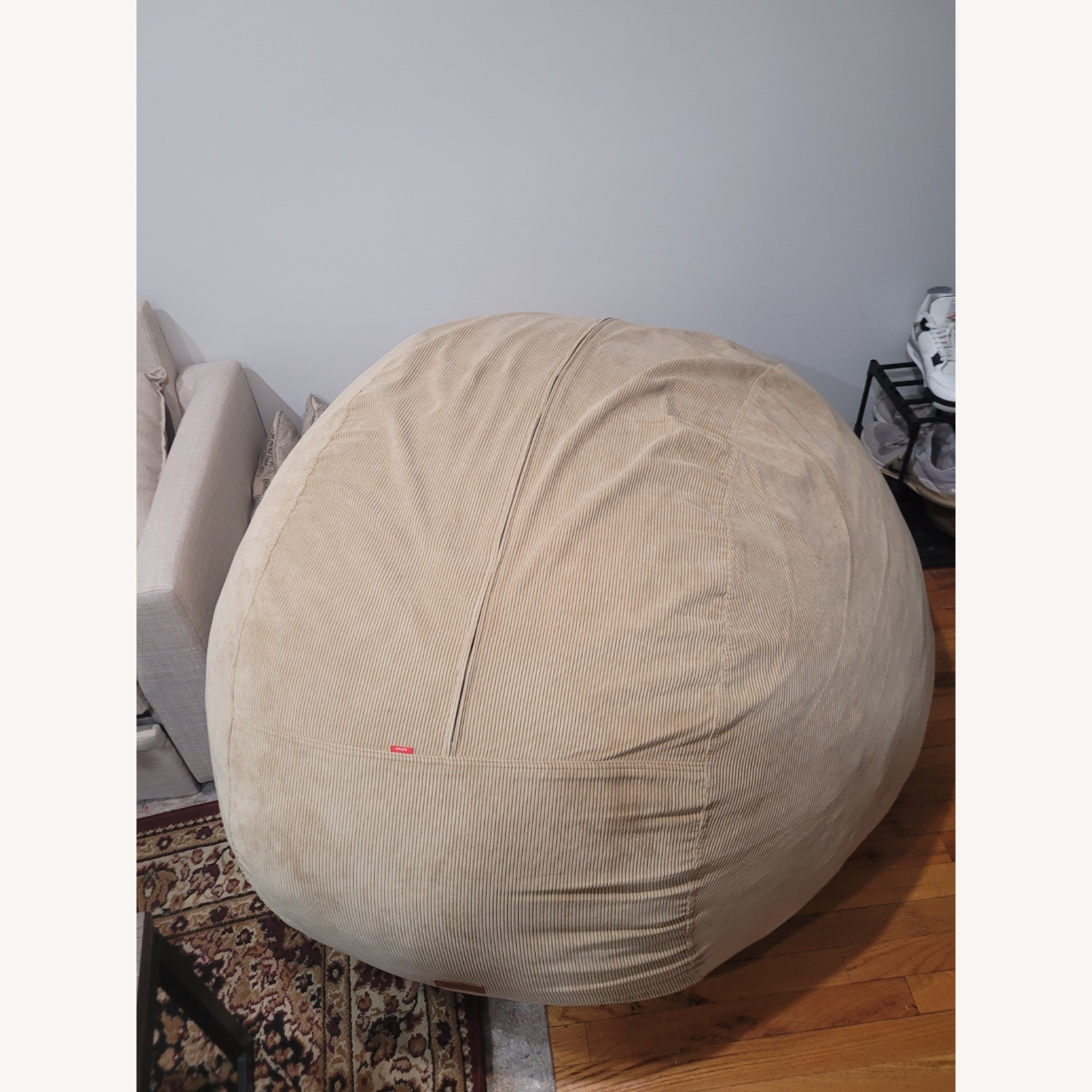 CordaRoy's Queen Convertible Bean Bag Khaki - image-1